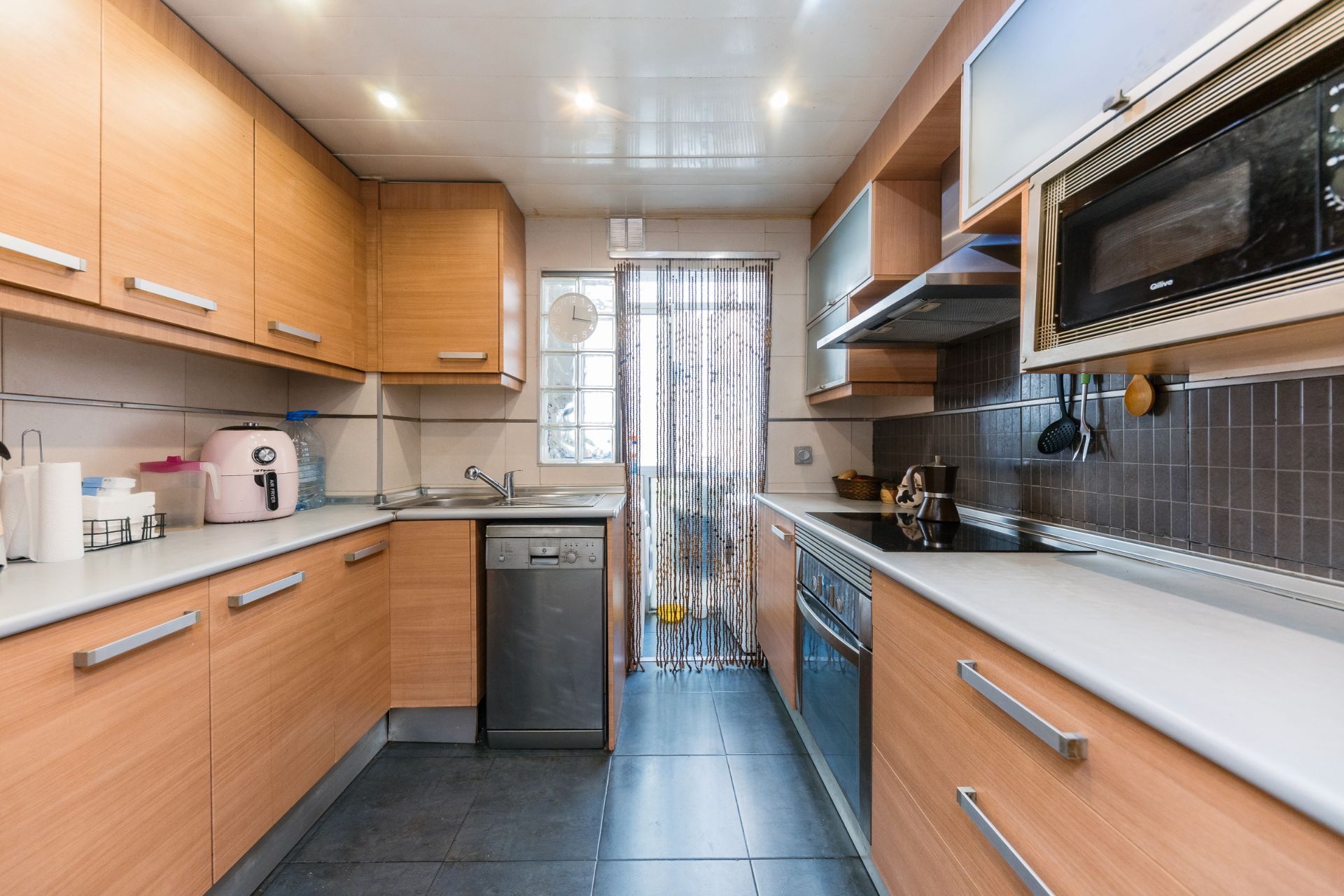 Kitchen of Flat for sale in Viladecans  with Air Conditioner, Oven and Balcony