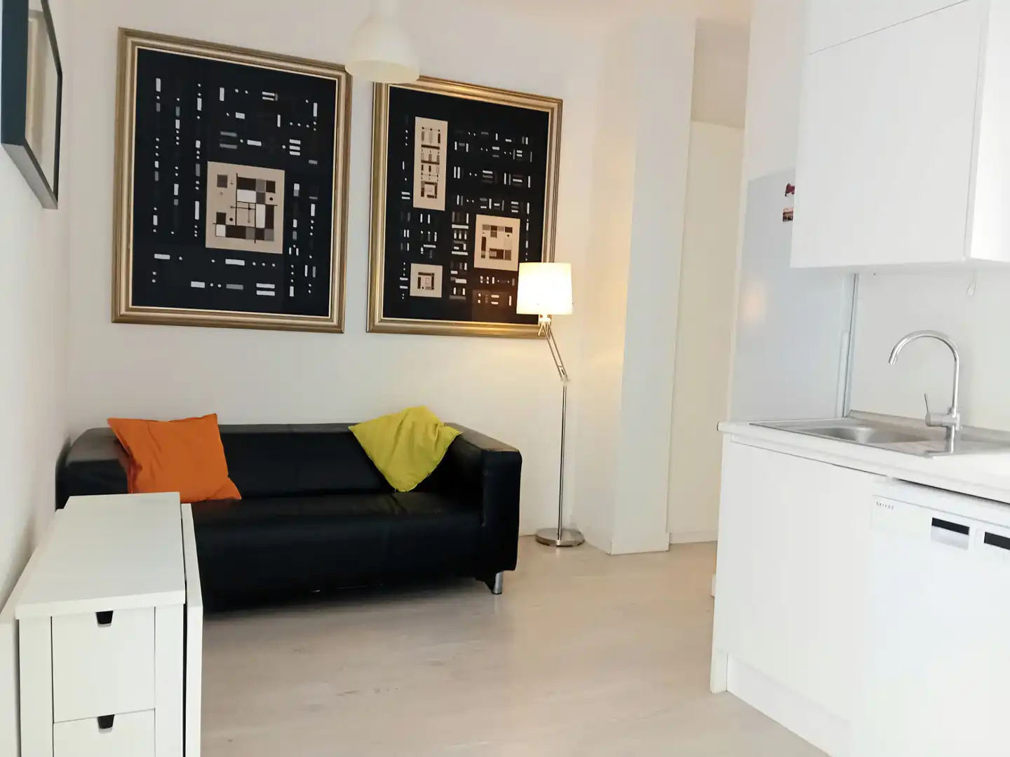 Sala de estar de Piso de alquiler en Las Palmas de Gran Canaria con Amueblado, Lavadora y TV