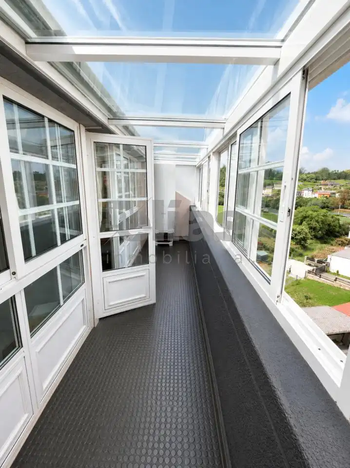 Terrasse von Wohnung zur Miete in Zas mit Heizung und Abstellraum