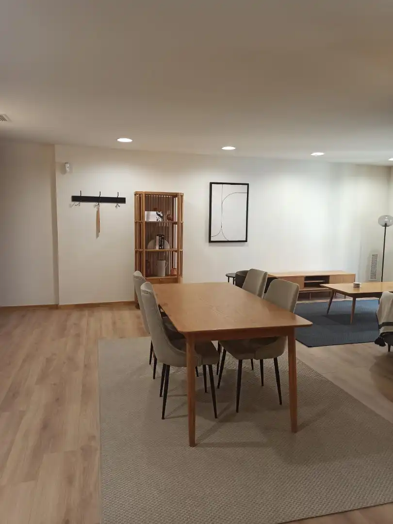 Esszimmer von Wohnung zur Miete in Barcelona mit Klimaanlage, Heizung und Parkett