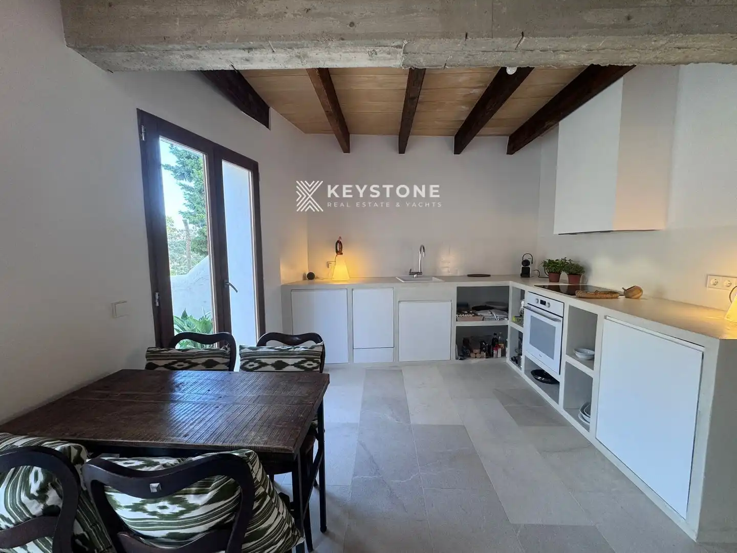 Cocina de Casa o chalet de alquiler en Estellencs con Aire acondicionado, Terraza y Amueblado