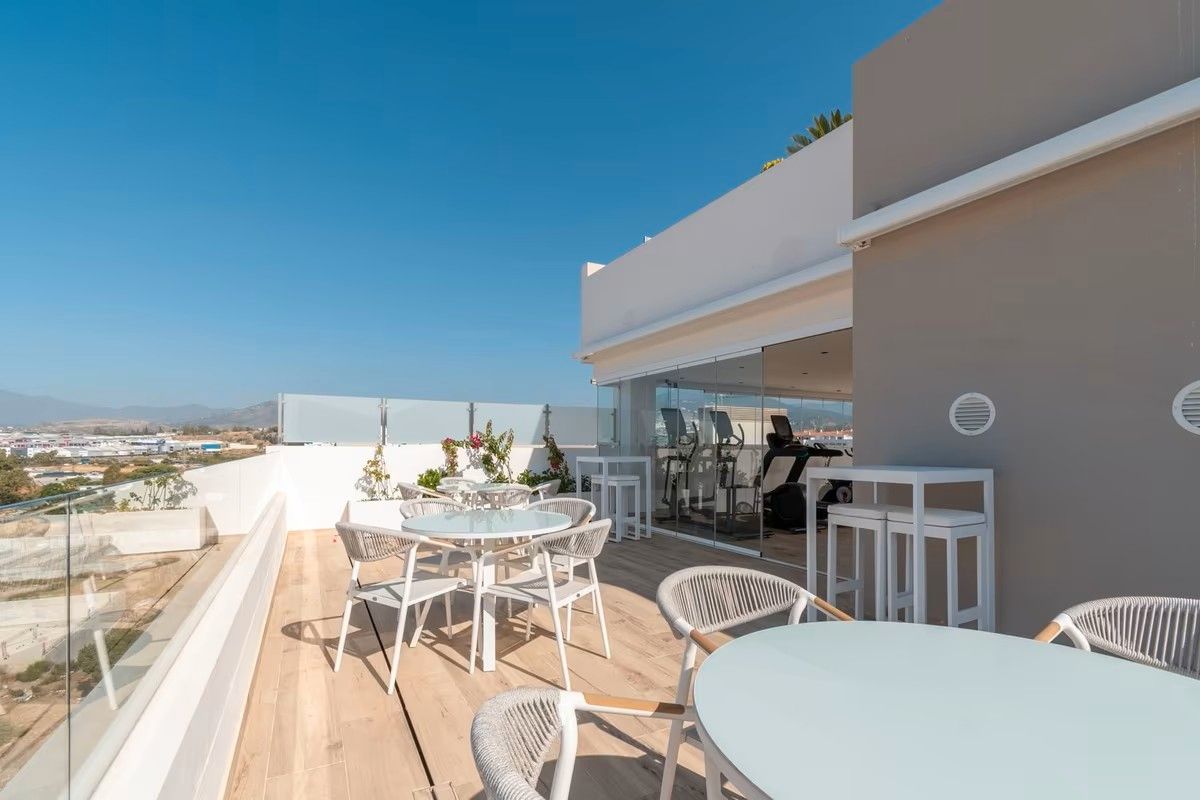 Terrace of Flat for sale in Marbella  with Air Conditioner, Heating and Private garden