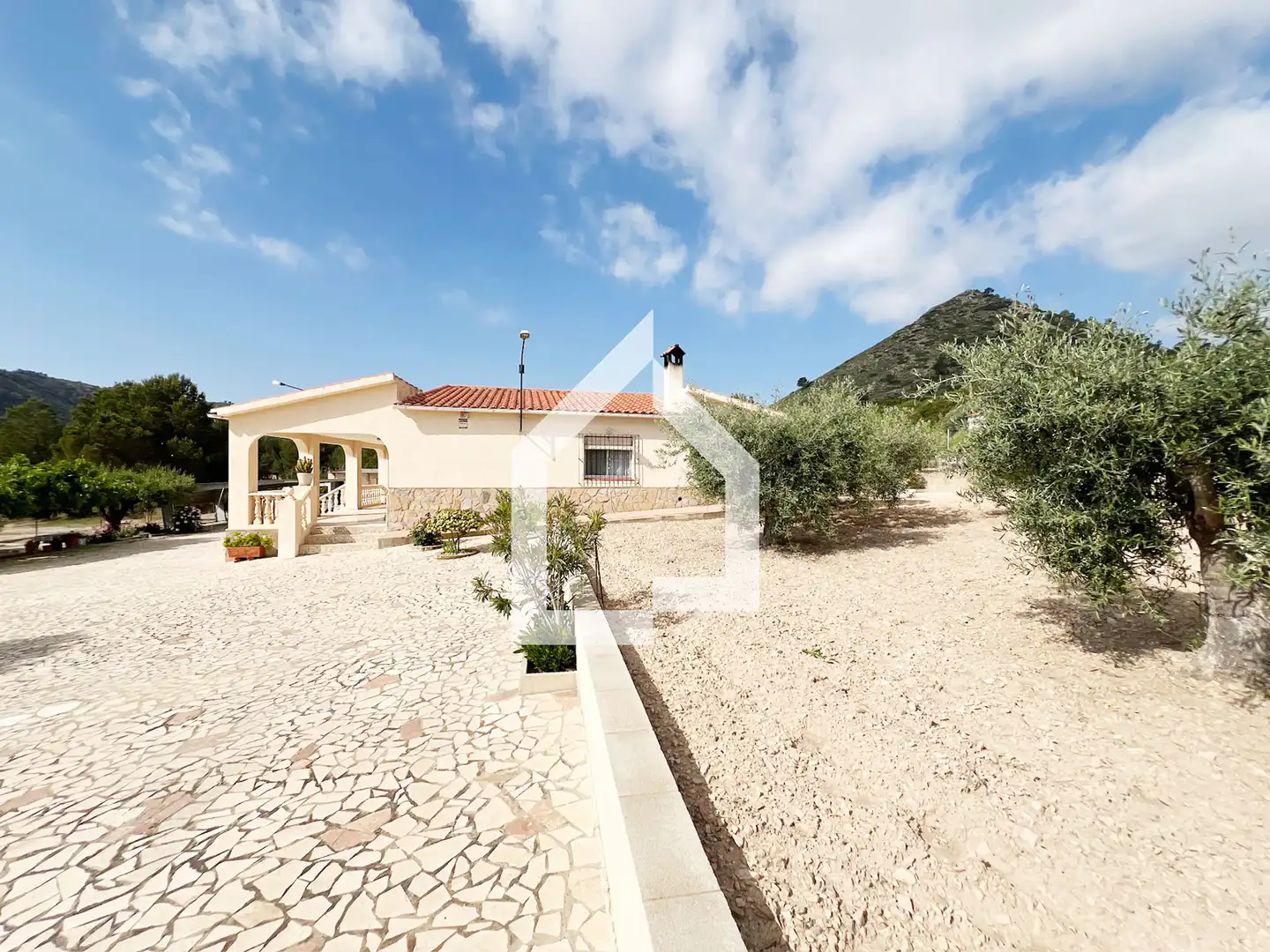 Vista exterior de Casa o chalet en venta en Tibi con Jardín privado, Terraza y Trastero