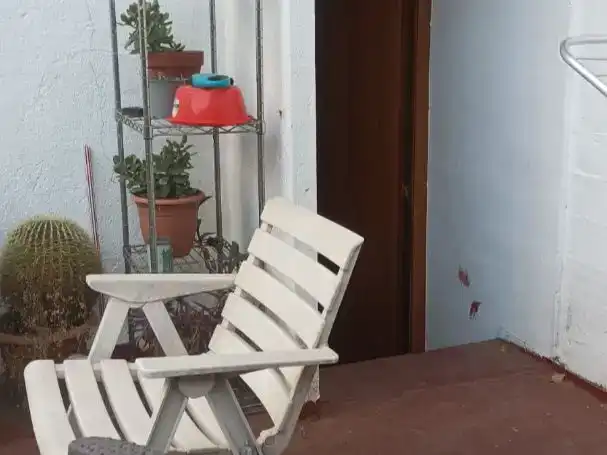 Terrasse von Wohnung zur Miete in Barcelona mit Privatgarten, Parkett und Möbliert