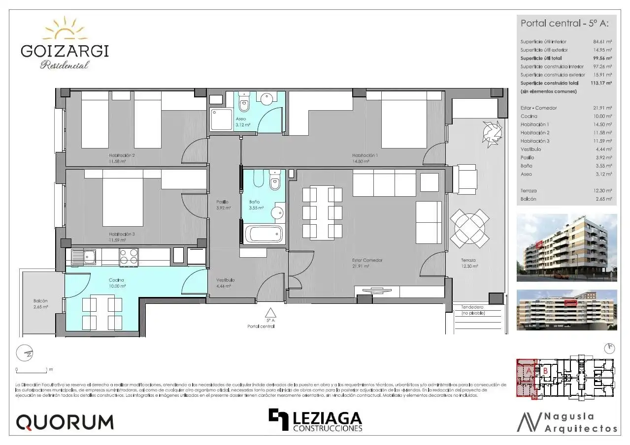 Wohnung zum Verkauf in Basauri  mit Heizung, Terrasse und Abstellraum