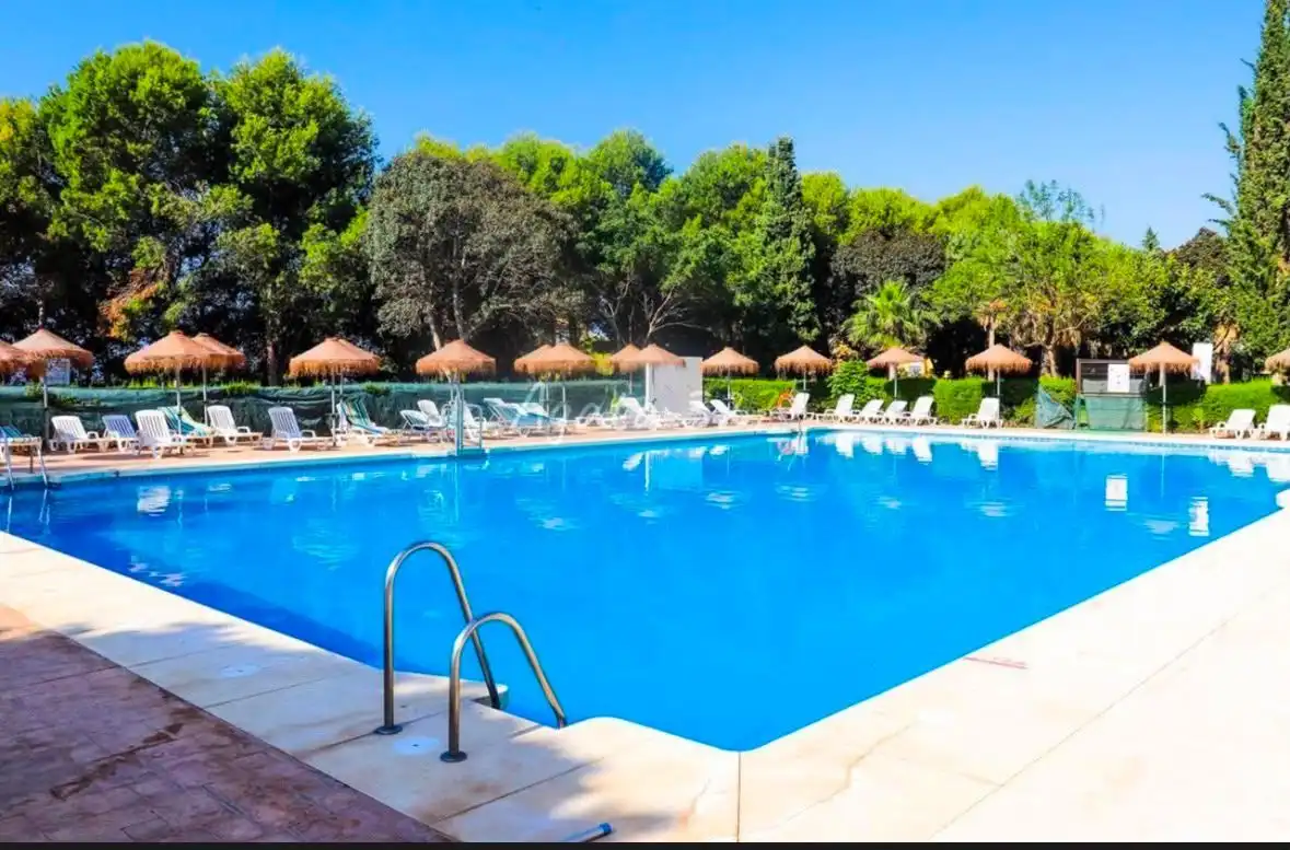 Swimming pool of Study for rent in Benalmádena  with Air Conditioner, Terrace and Furnished