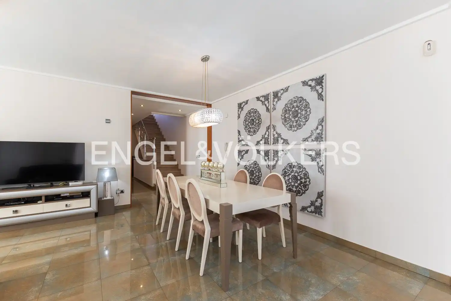 Dining room of Houses for sale in Villanueva de Castellón  with Air Conditioner, Heating and Terrace