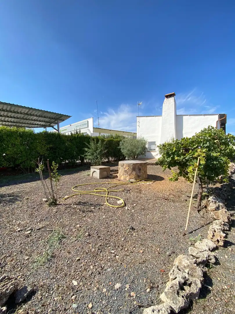 Jardí de Finca rústica en venda en Ciudad Real amb Aire condicionat, Calefacció i Piscina