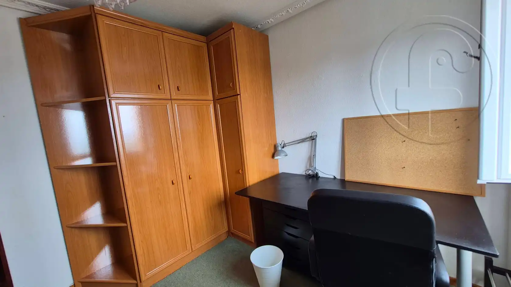 Bedroom of Flat for rent in Santander  with Heating, Parquet flooring and Furnished