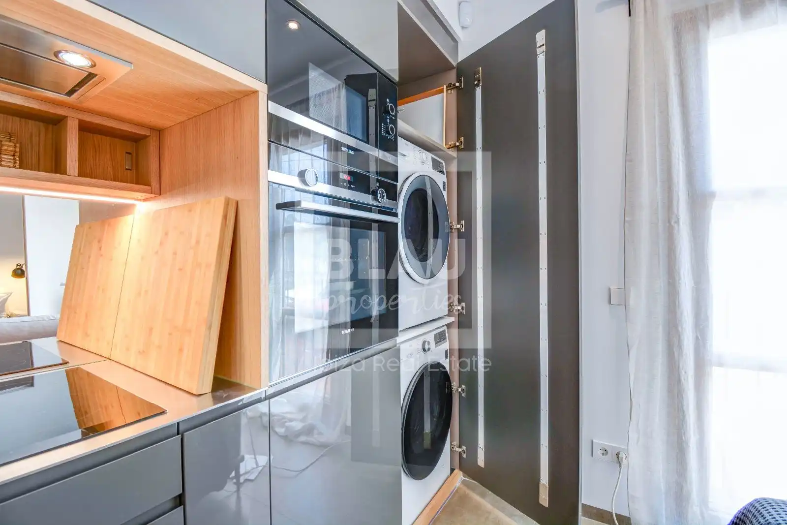 Kitchen of Flat for rent in Sant Joan de Labritja  with Air Conditioner, Private garden and Furnished