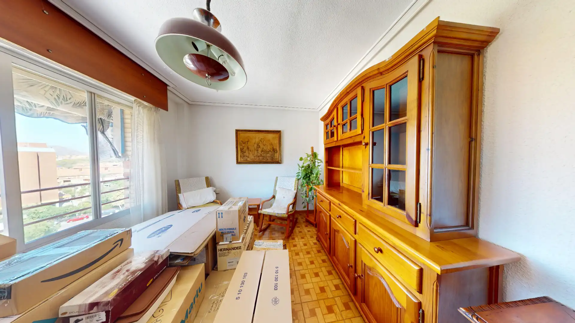 Sala de estar de Piso en venta en Alicante / Alacant con Aire acondicionado, Terraza y Amueblado