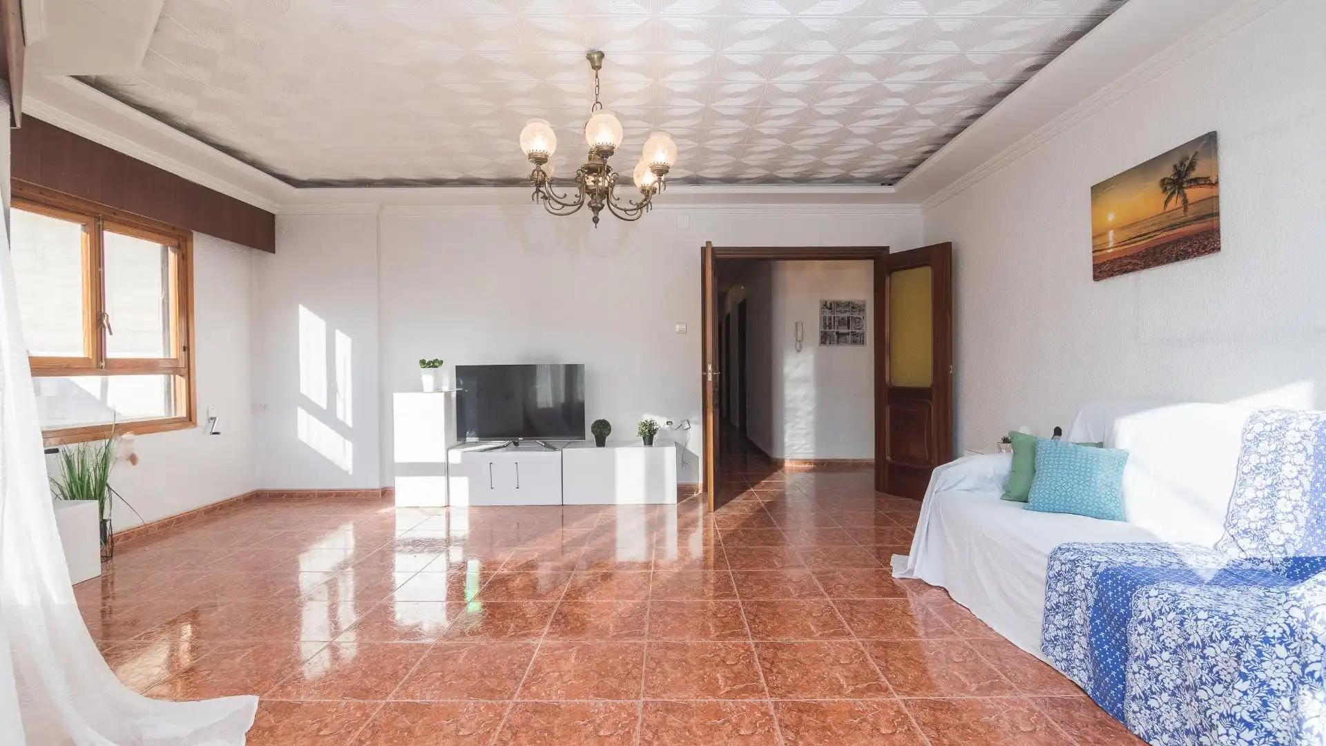 Sala d'estar de Pis en venda en Aspe amb Balcó