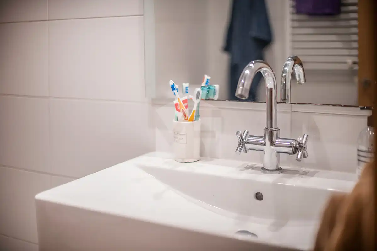 Bathroom of Flat for sale in Barcelona  with Air Conditioner and Heating