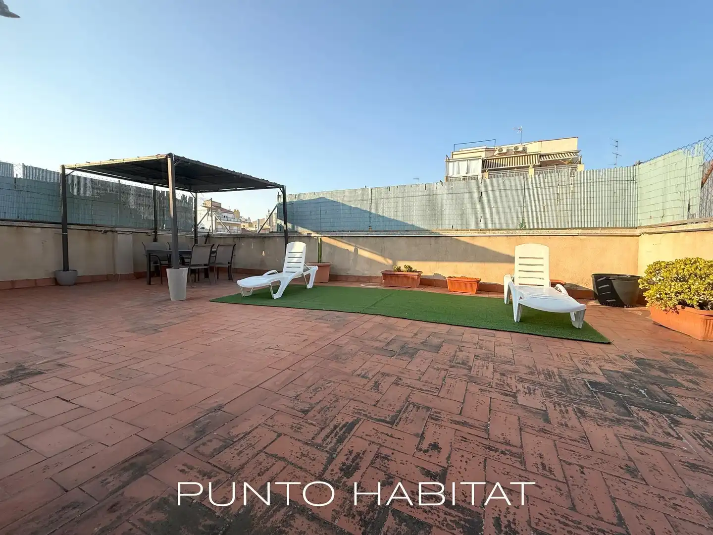 Terrace of Flat for rent in Barcelona  with Air Conditioner, Heating and Parquet flooring