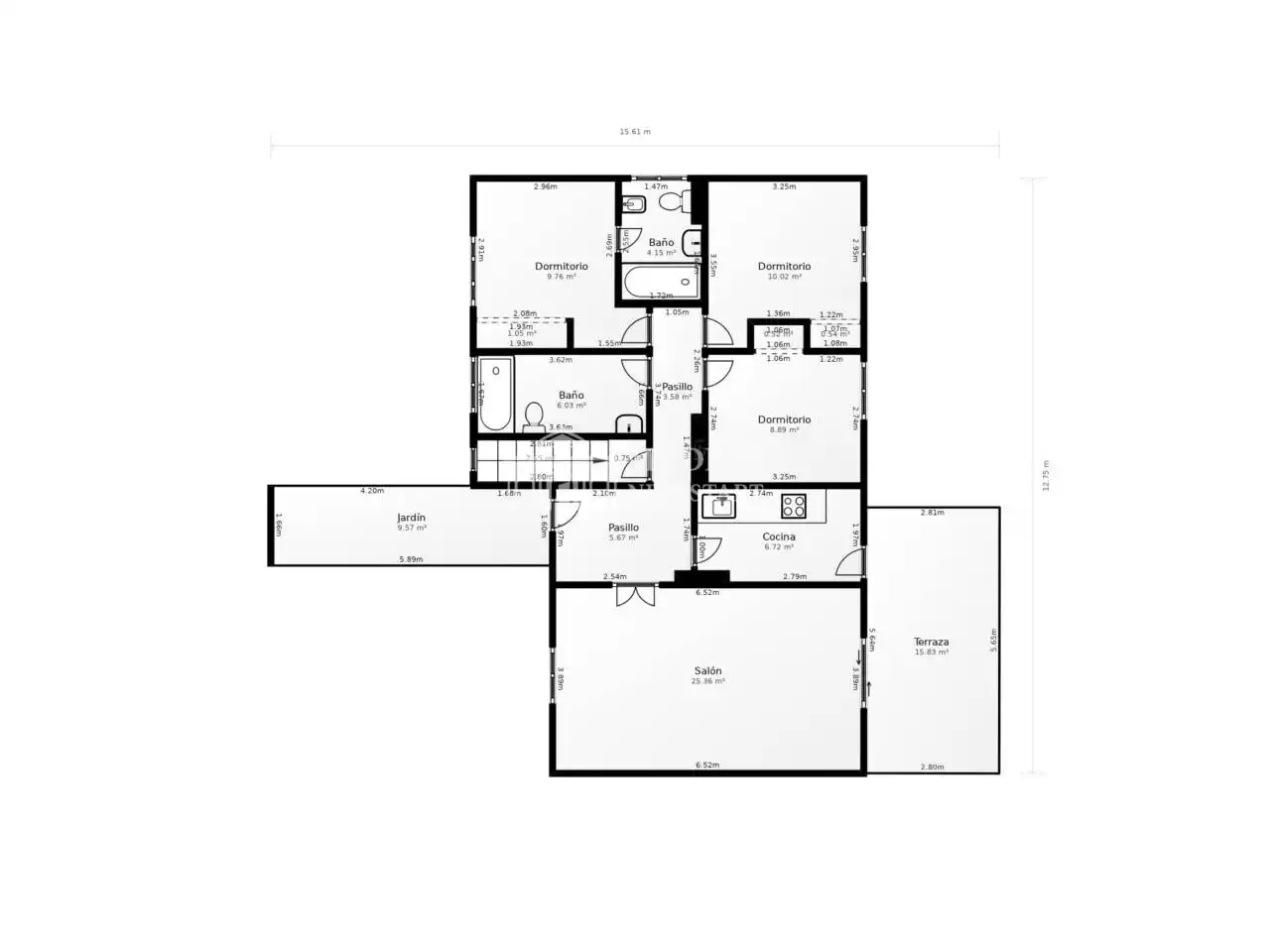 Casa o chalet en venta en Villa del Prado con Aire acondicionado, Calefacción y Jardín privado