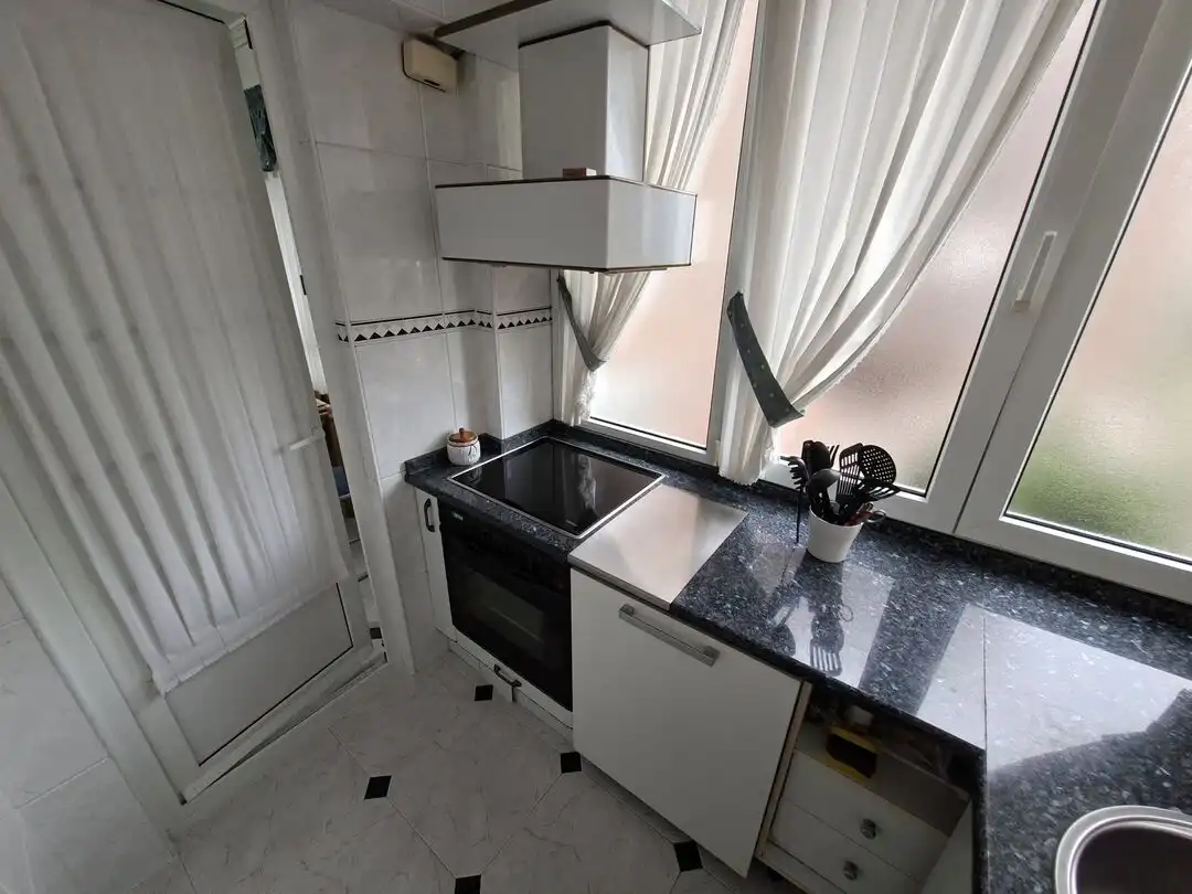 Kitchen of Flat for sale in Durango  with Heating, Storage room and Furnished