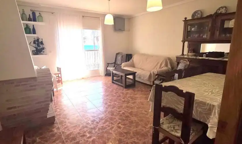 Wohnzimmer von Wohnung zum Verkauf in Carboneras mit Terrasse und Möbliert