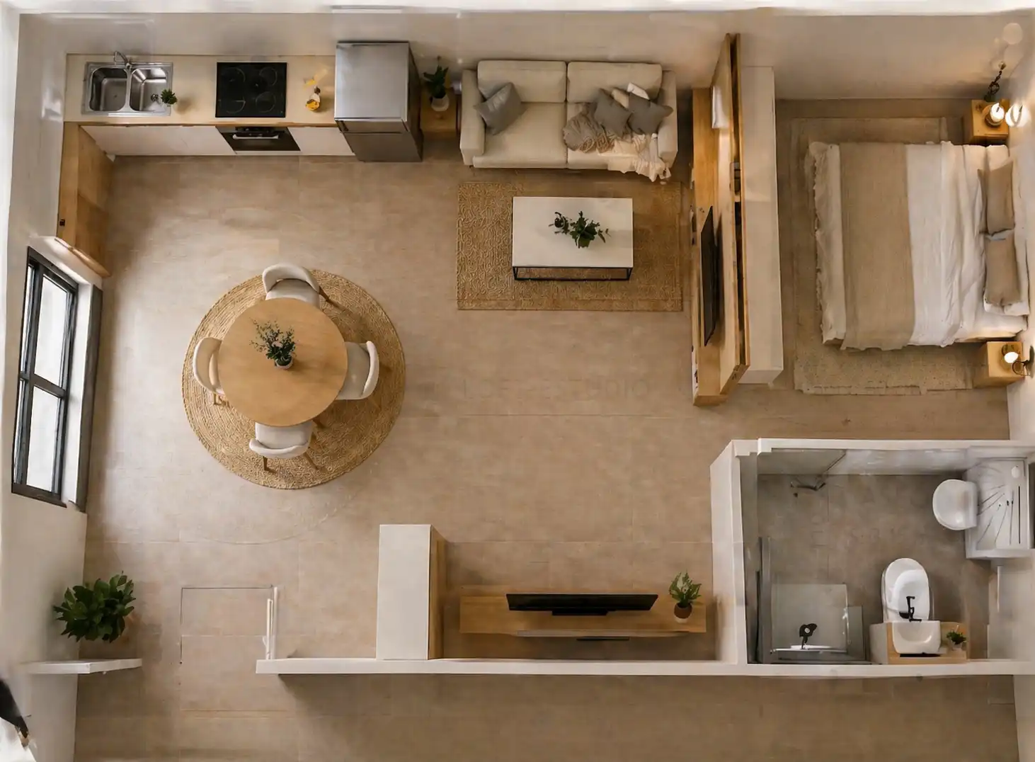 Sala d'estar de Loft en venda en Málaga Capital amb Aire condicionat, Moblat i Forn