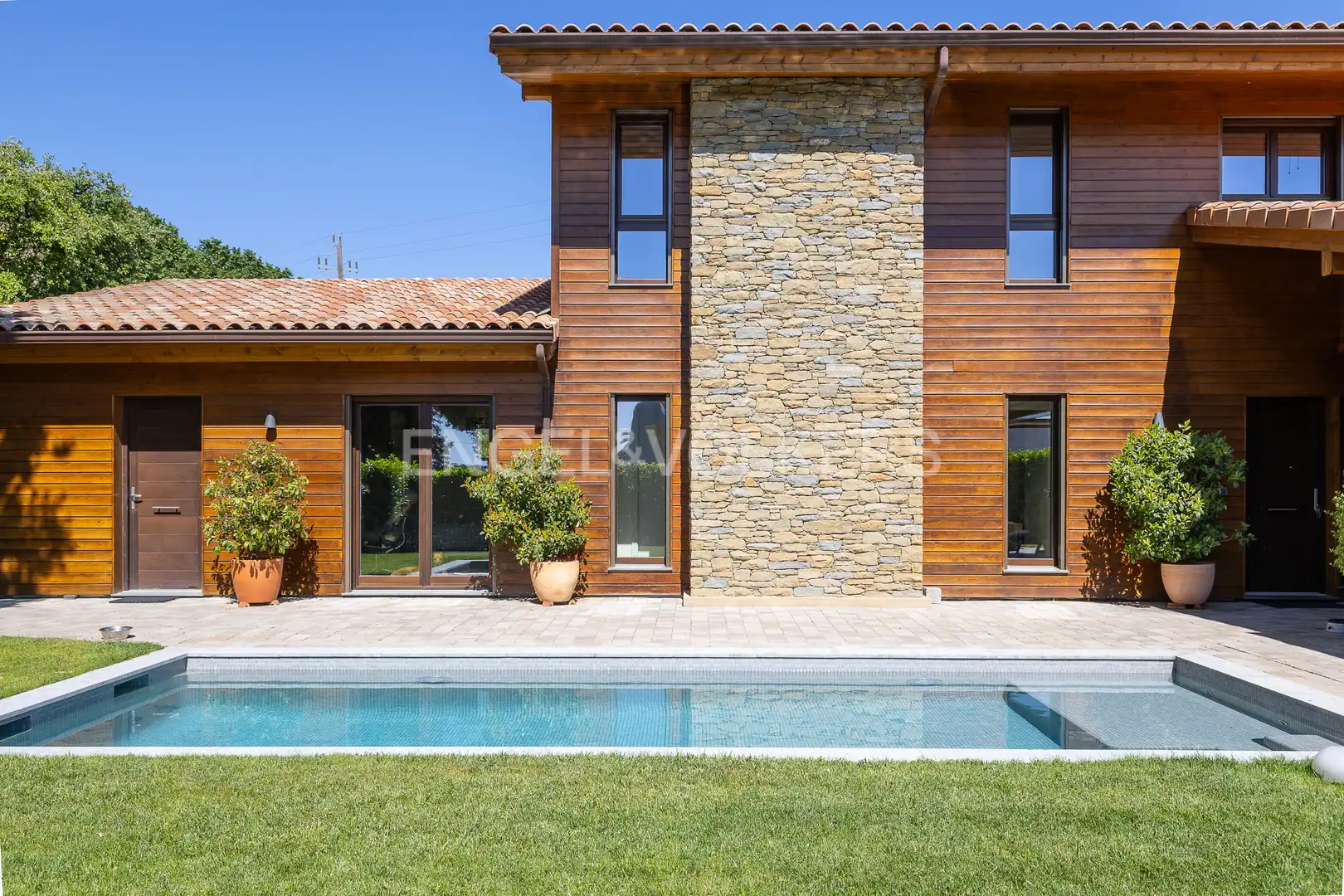 Vista exterior de Casa o xalet en venda en Sant Esteve de Palautordera amb Aire condicionat, Calefacció i Jardí privat