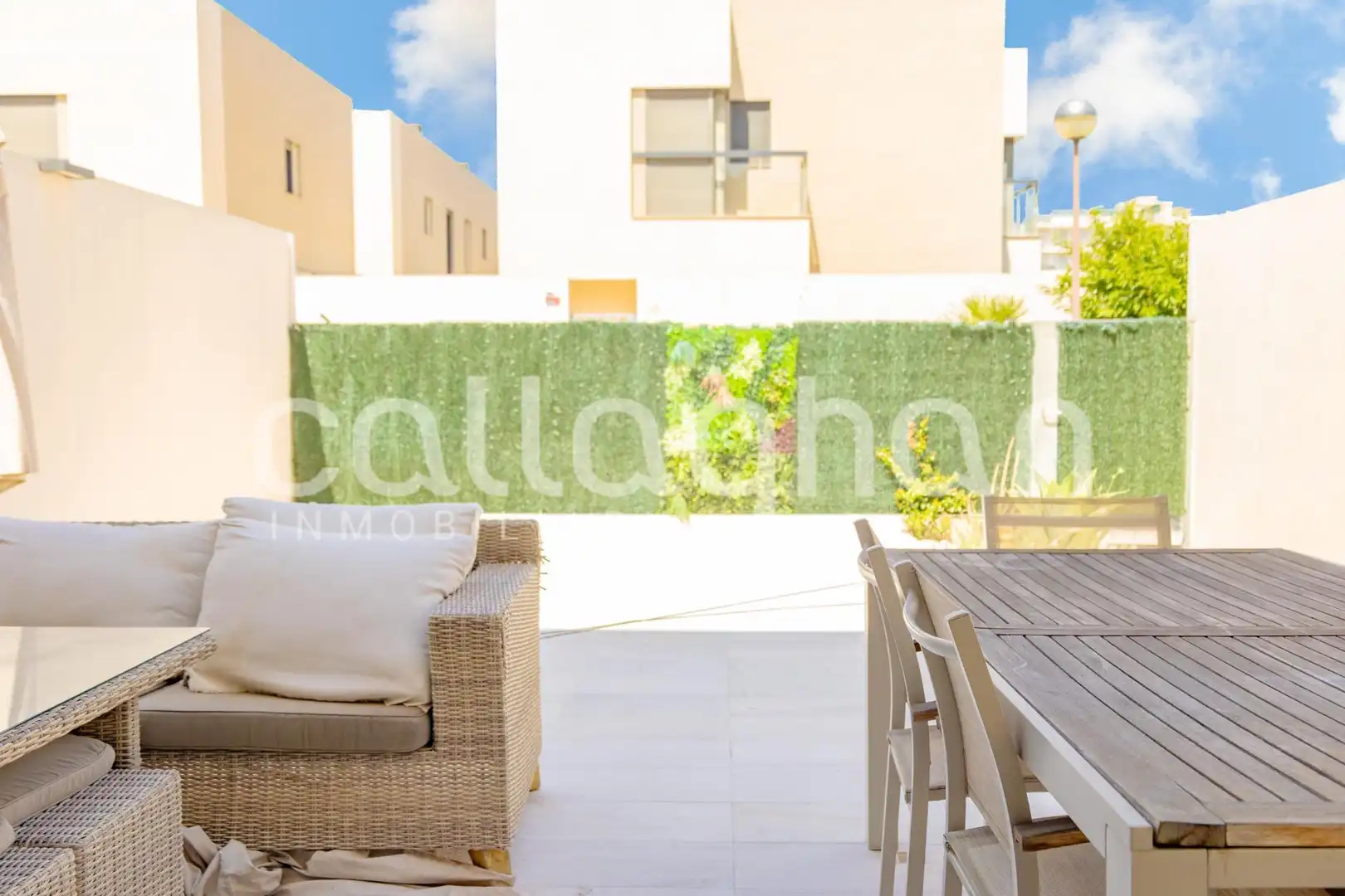 Terrace of Detached homes for rent in Paterna  with Air Conditioner, Heating and Private garden