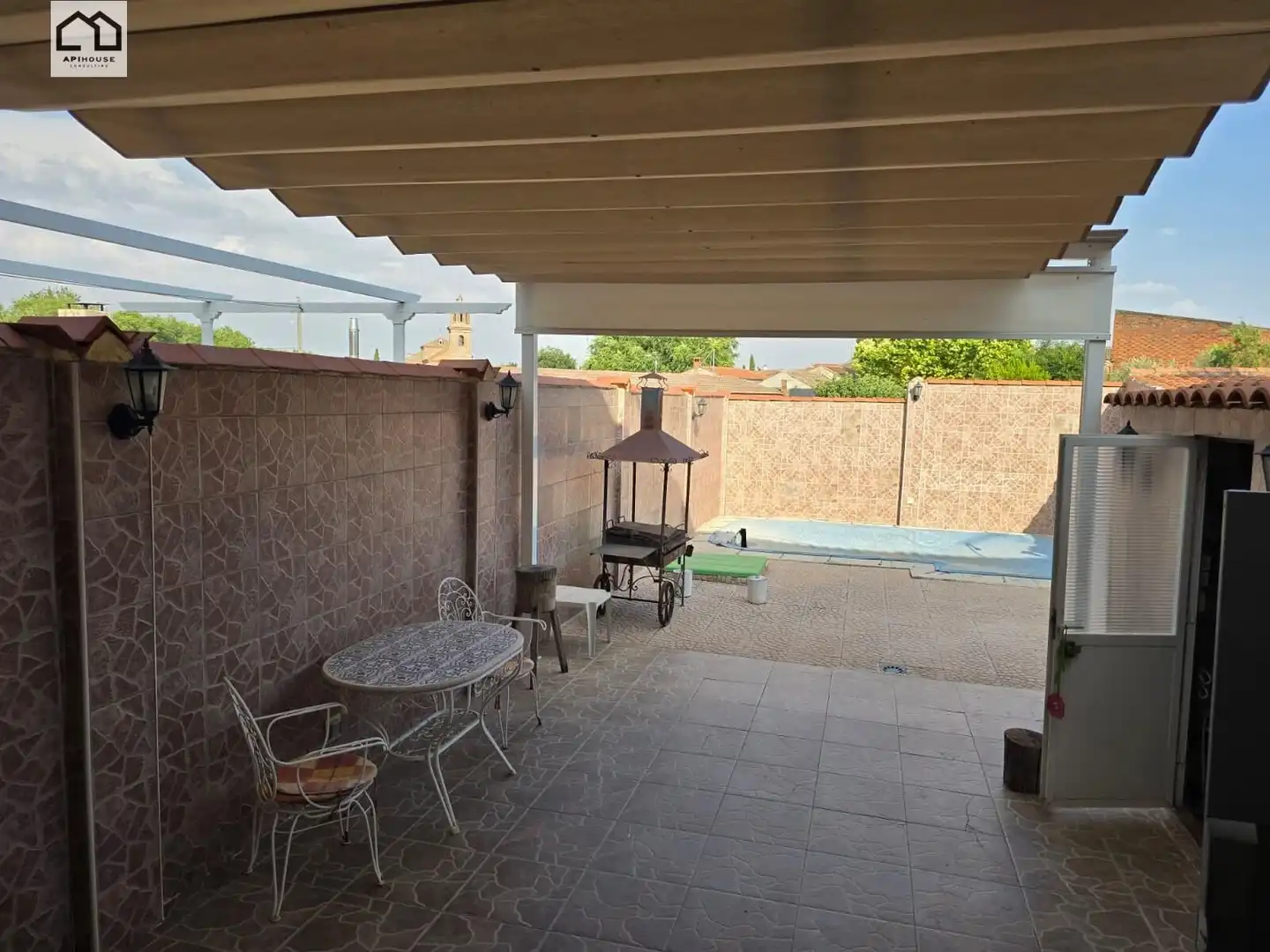 Terrassa de Casa adosada en venda en Los Cerralbos amb Aire condicionat, Terrassa i Traster