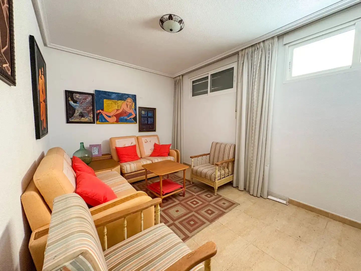 Living room of Detached homes for rent in Torrevieja  with Air Conditioner, Heating and Private garden