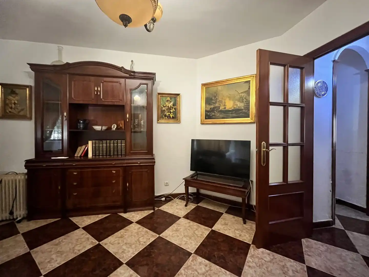 Living room of Flat for rent in Sevilla  with Air Conditioner, Furnished and Washing machine