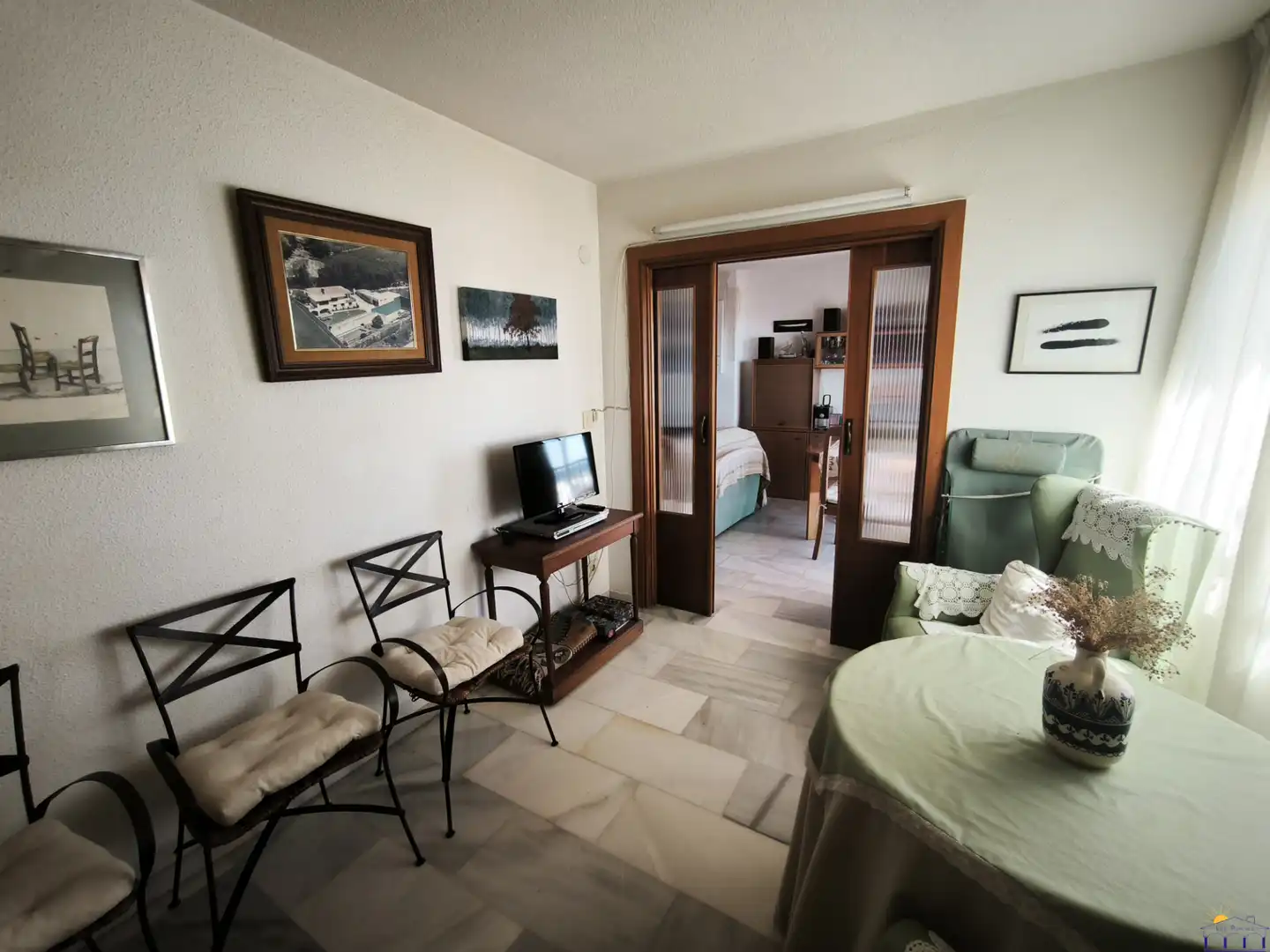 Sala de estar de Apartamento en venta en Benalmádena con Aire acondicionado, Calefacción y Terraza
