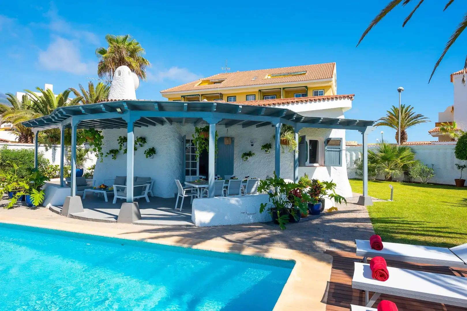 Casa o chalet de alquiler en Guía de Isora con Aire acondicionado, Jardín privado y Terraza