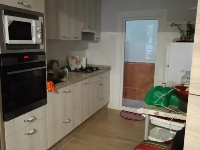 Cocina de Casa adosada en venta en Valdeobispo con Trastero y Amueblado