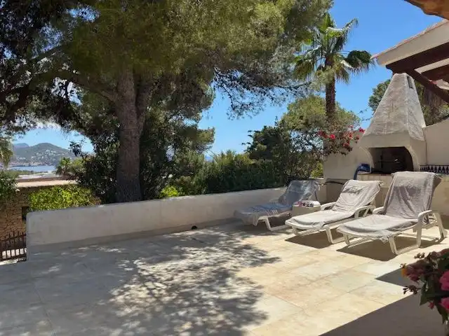 Terrace of Houses for sale in Sant Josep de sa Talaia  with Air Conditioner, Heating and Private garden