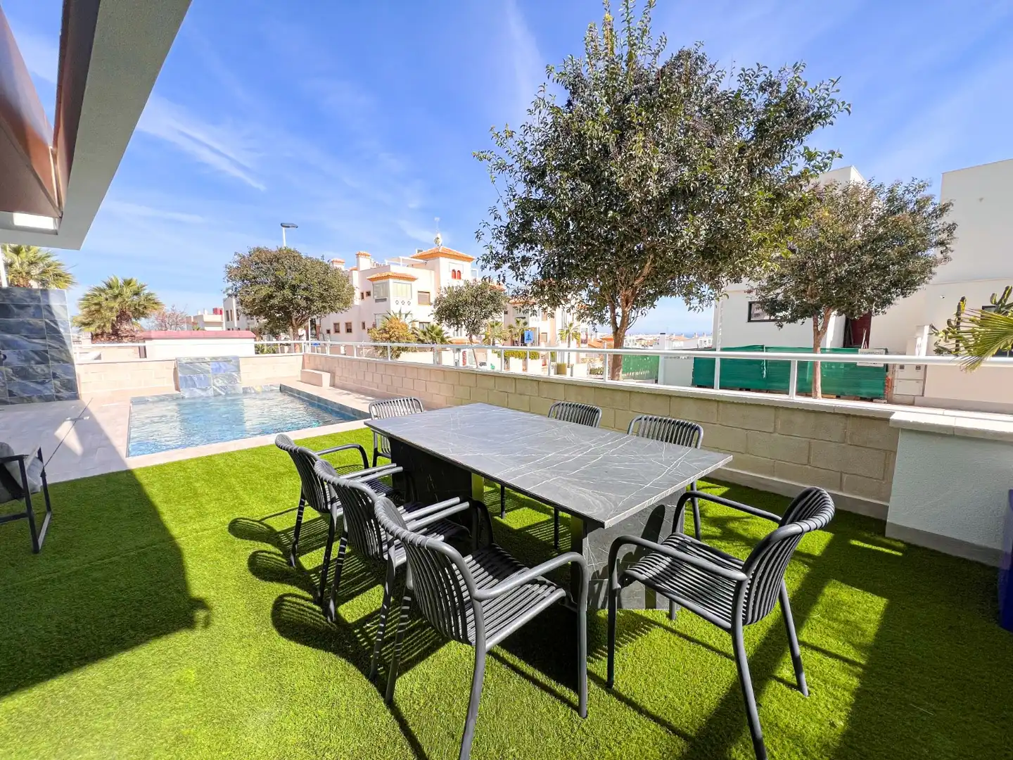 Terraza de Planta baja en venta en Guardamar del Segura con Aire acondicionado, Jardín privado y Terraza
