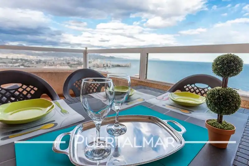 Terrace of Flat for rent in El Campello  with Air Conditioner, Heating and Terrace