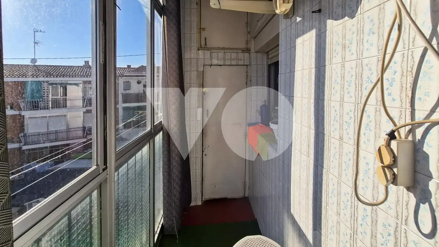 Balcony of Flat for sale in Madrid  with Air Conditioner, Heating and Terrace
