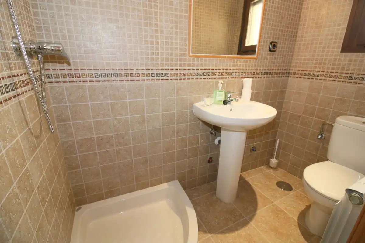 Bany de Casa o xalet en venda en Pedro Bernardo amb Calefacció, Terrassa i Moblat