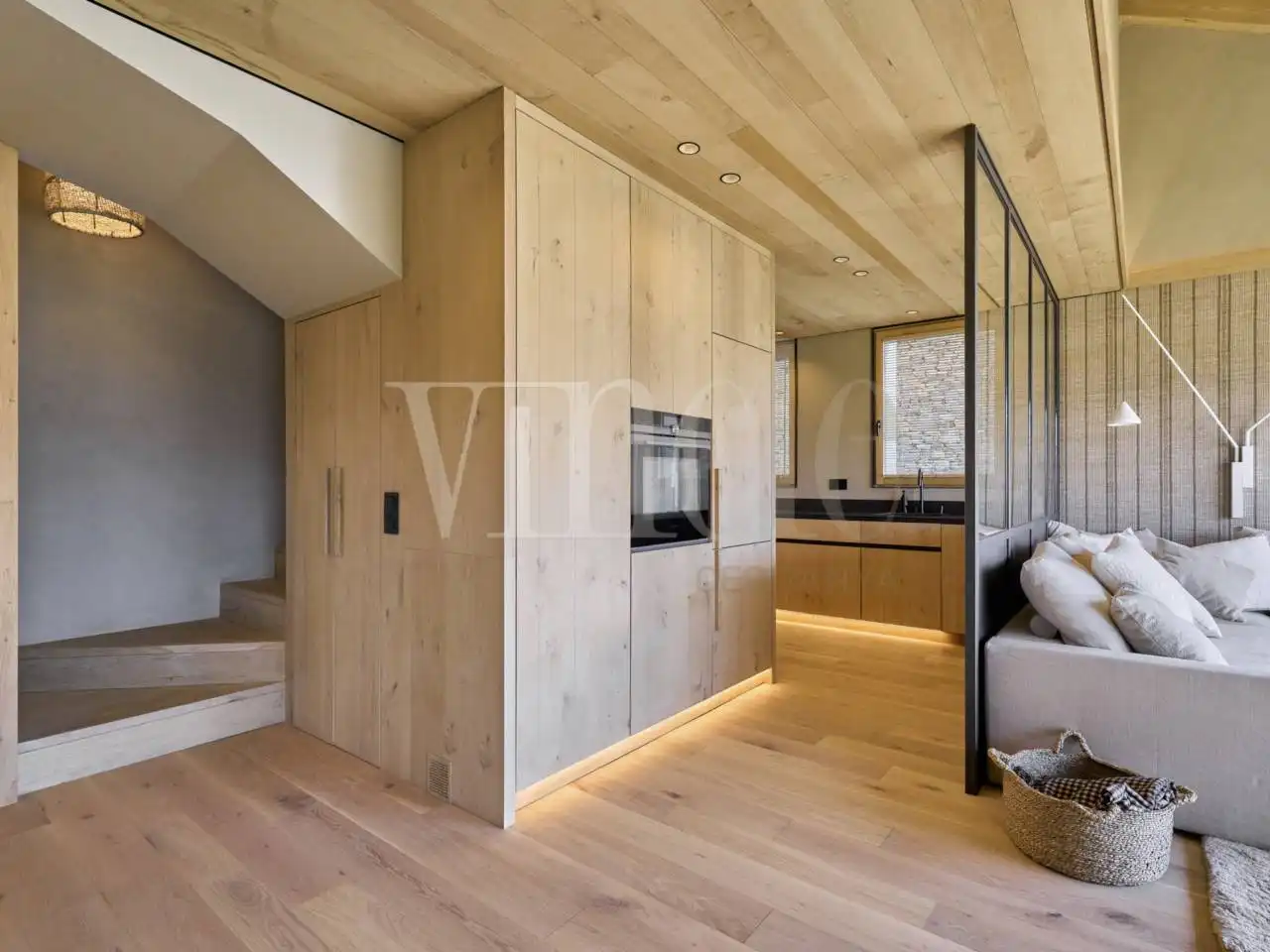 Cocina de Casa o chalet en venta en Ger con Aire acondicionado, Calefacción y Jardín privado