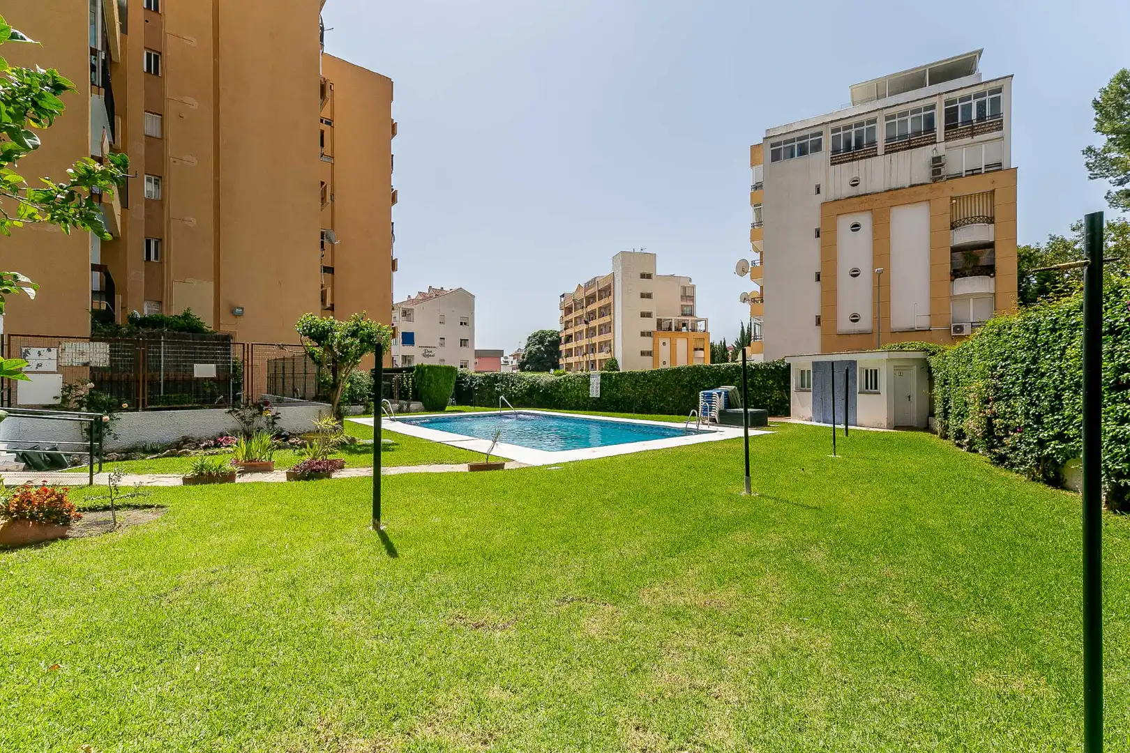 Piscina de Pis en venda en Benalmádena amb Aire condicionat, Terrassa i Moblat