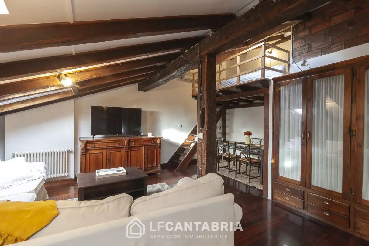 Sala d'estar de Pis en venda en Santander amb Aire condicionat i Calefacció
