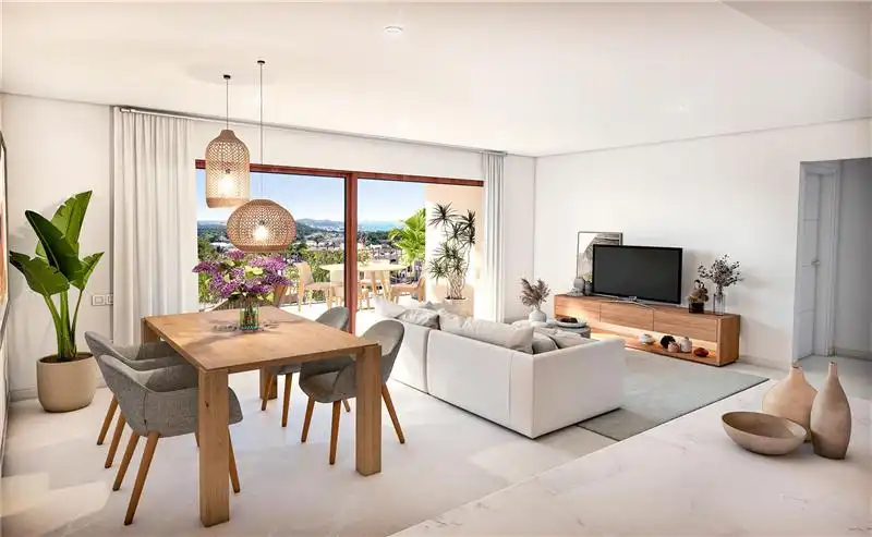 Sala de estar de Dúplex en venta en Capdepera con Aire acondicionado, Calefacción y Terraza