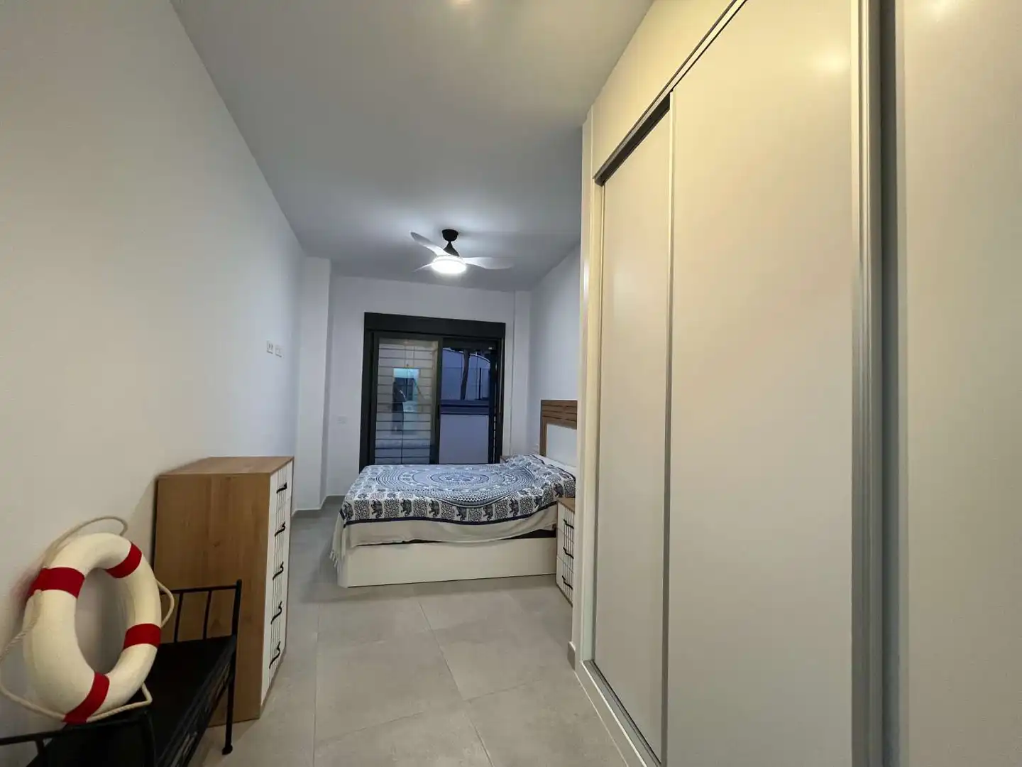 Schlafzimmer von Wohnungen zur Miete in Garrucha mit Klimaanlage, Heizung und Terrasse