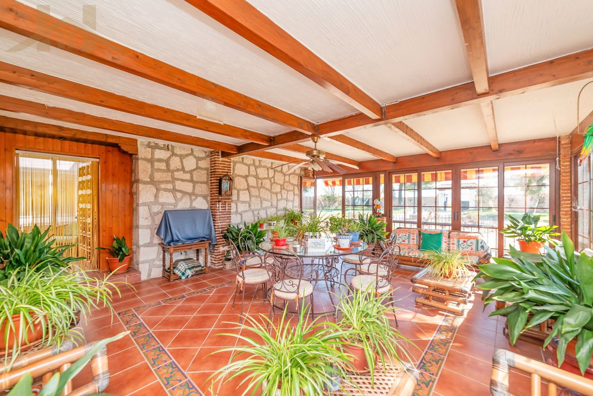 Terraza de Finca rústica en venta en Ciempozuelos con Jardín privado, Trastero y Piscina