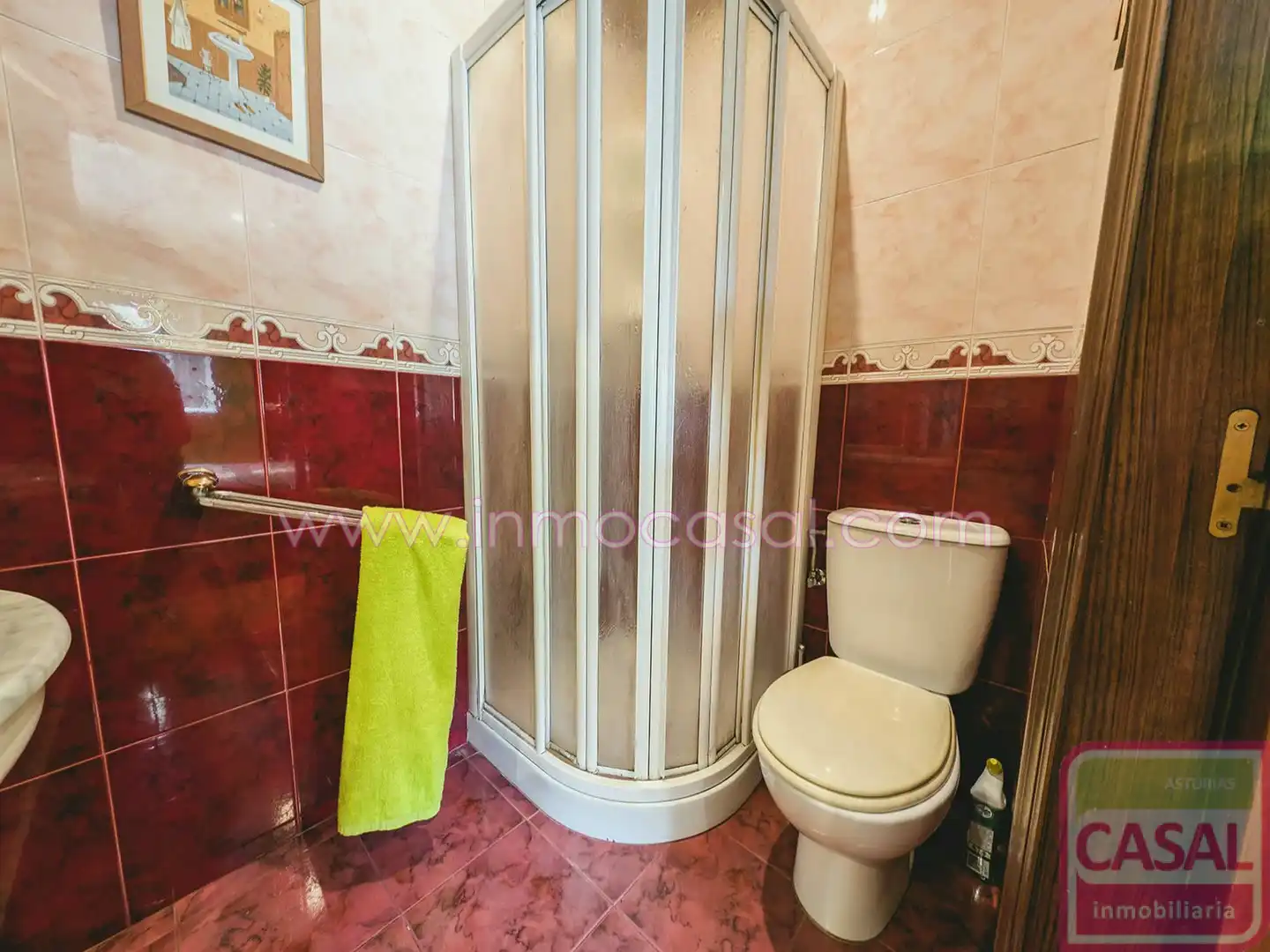 Badezimmer von Haus oder Chalet zum Verkauf in Mieres (Asturias) mit Heizung, Terrasse und Abstellraum