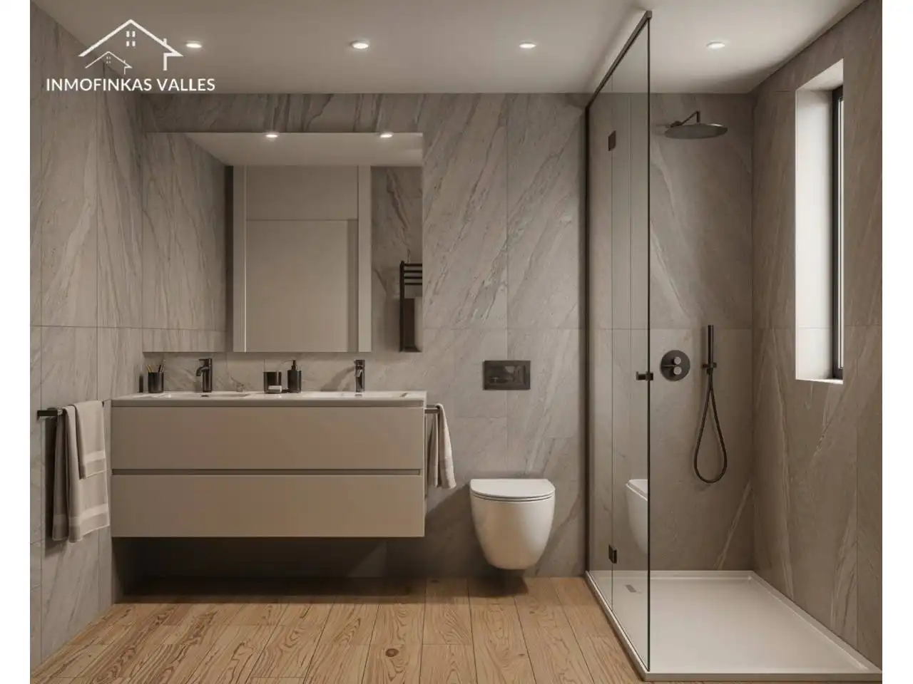 Baño de Casa o chalet en venta en Santa Eulàlia de Ronçana con Aire acondicionado, Calefacción y Jardín privado