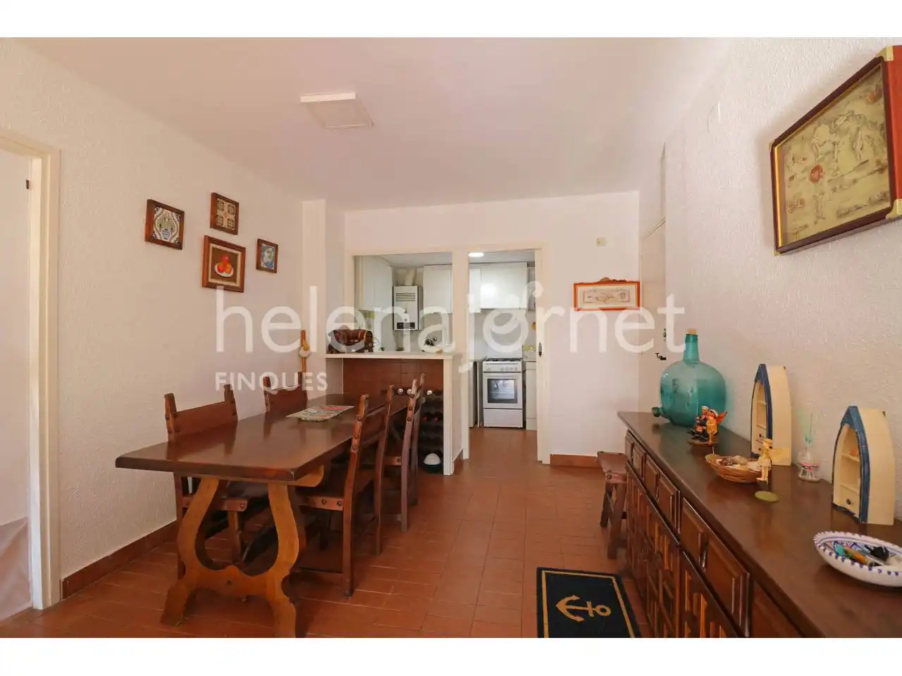 Comedor de Piso en venta en Santa Cristina d'Aro con Calefacción, Jardín privado y Terraza