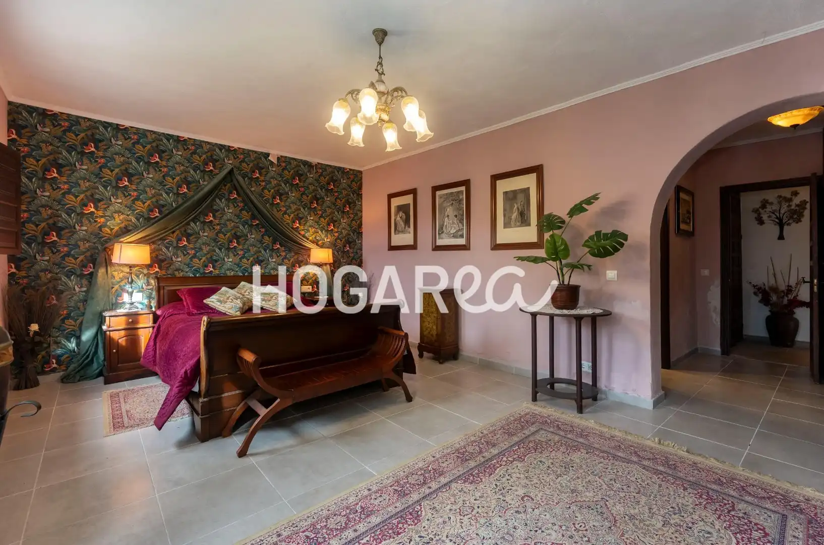 Habitación de Finca rústica en venta en Alcaucín con Jardín privado, Terraza y Piscina