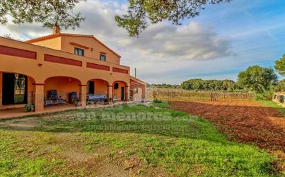 Vista exterior de Finca rústica en venda en Sant Lluís amb Calefacció, Jardí privat i Terrassa