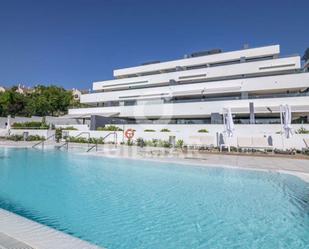 Exterior view of Planta baja for sale in Estepona  with Air Conditioner, Terrace and Storage room