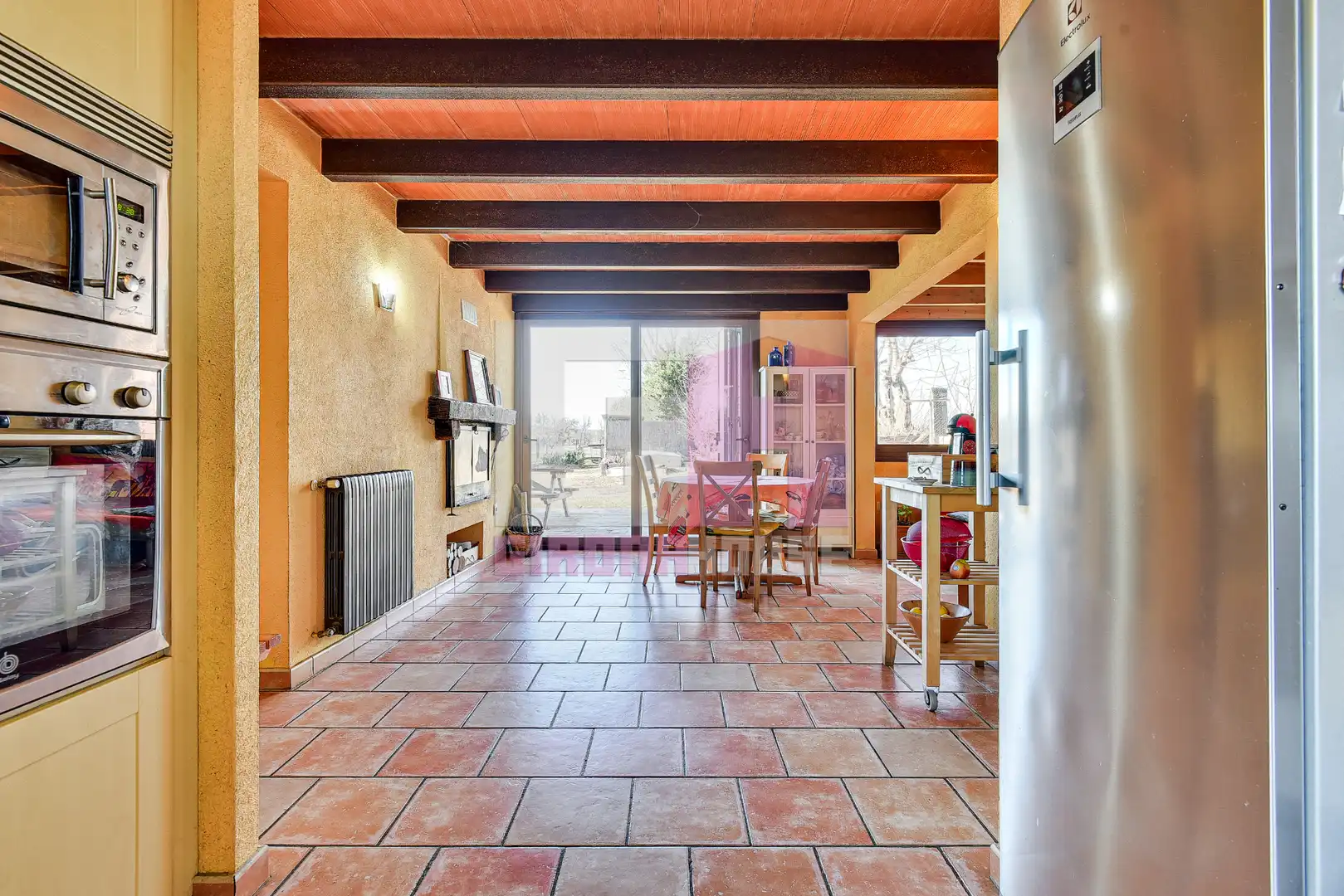 Cuina de Casa o xalet en venda en Sant Andreu Salou amb Aire condicionat, Calefacció i Jardí privat