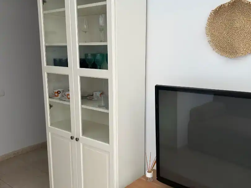 Wohnzimmer von Wohnung zur Miete in Cubelles mit Klimaanlage und Schwimmbad