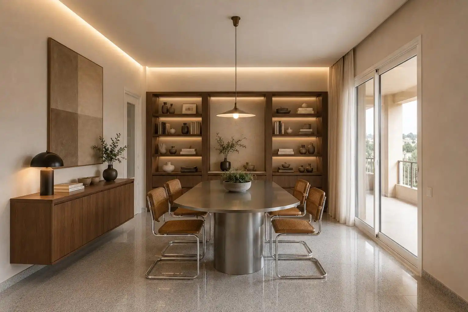 Dining room of Houses for sale in Sant Just Desvern  with Air Conditioner, Heating and Private garden